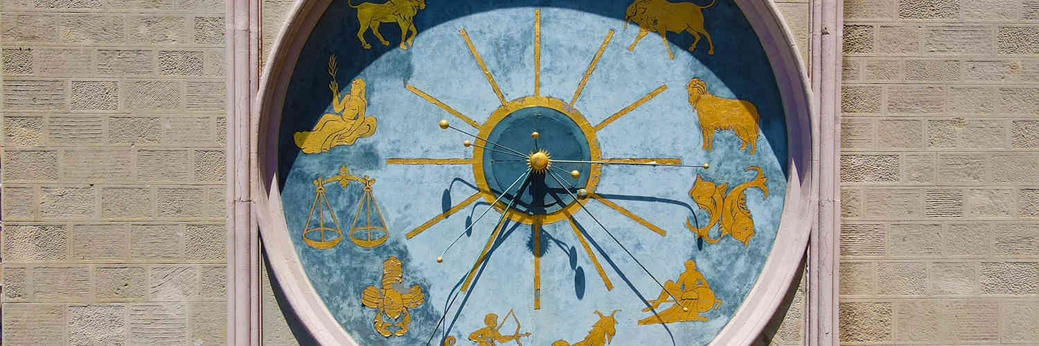 Hero cultura: orologio con segni dello zodiaco
