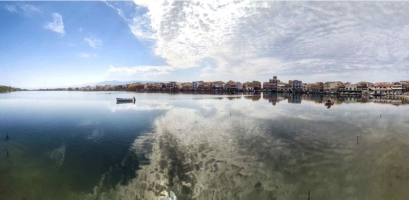 Panorama dei laghetti di Ganzirri