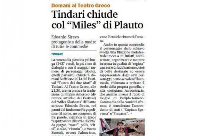 Festival Teatro dei Due Mari a Tindari