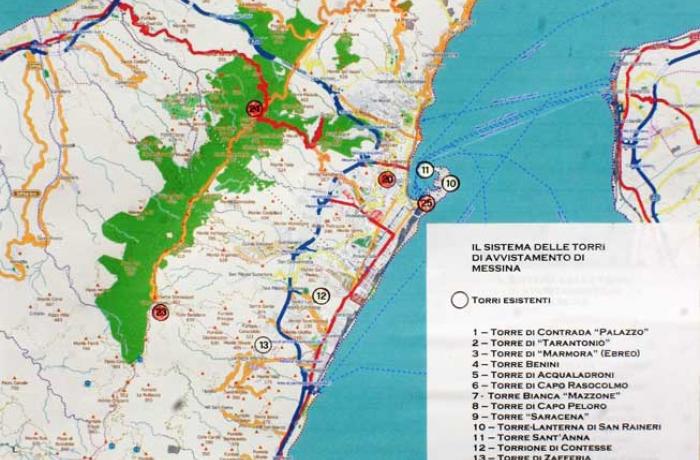 Le Torri di avvistamento a Messina