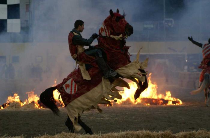 Feste Medievali a Monforte San Giorgio, la Katabba
