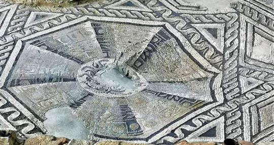 Villa romana di Patti Marina - Pavimento a mosaico