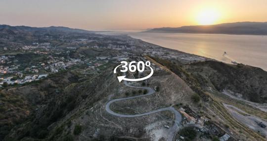 panorama forte cavalli al tramonto per anteprima tour virtuale